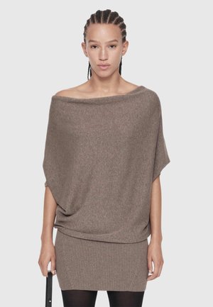 AllSaints, ELLIE DRESS - Jumper dress - fawn brown