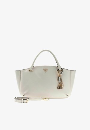 Guess, GILDA 3 COMPARTMENT SATCHEL - Bolso de mano - cream white