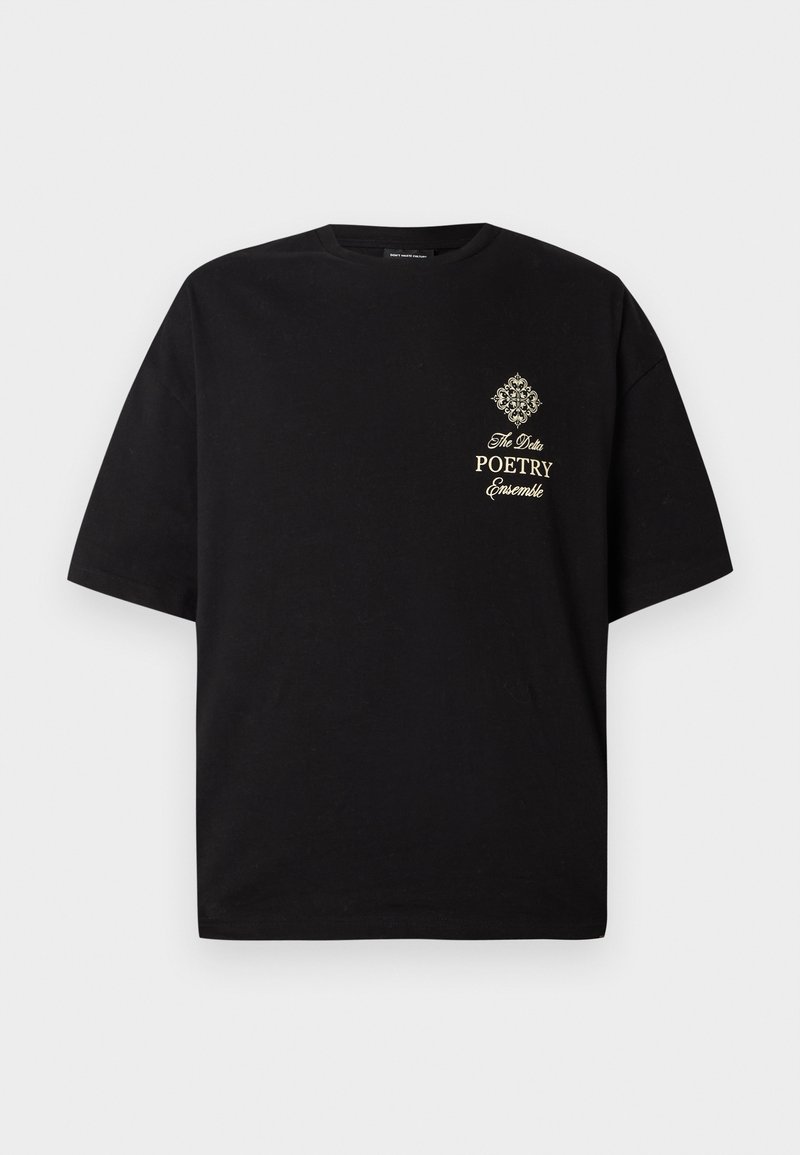Don’t Waste Culture T-shirt print zwart