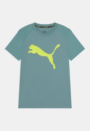 ACTIVE SPORTS TEE - T-shirt con stampa - mineral blue