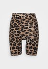 VMDITTE 2ND SKIN BIKER SHORTS LEOPRINT - Kelnaitės - biscuit leo