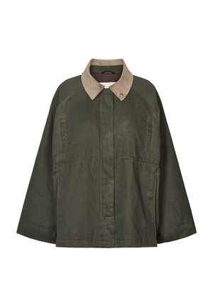 rethinkit studios, WAXED JACKET CLOUDY - Ελαφρύ μπουφάν - dark soil