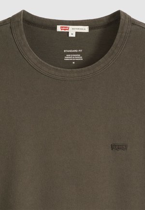 Levi's®, LEVI'S ORIGINAL TEE GARMENT DYE OXBLOOD - T-shirt basique - mineral black - browns