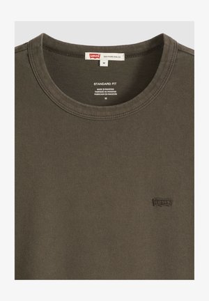 Levi's®, LEVI'S ORIGINAL TEE GARMENT DYE OXBLOOD - T-Shirt basic - mineral black - browns
