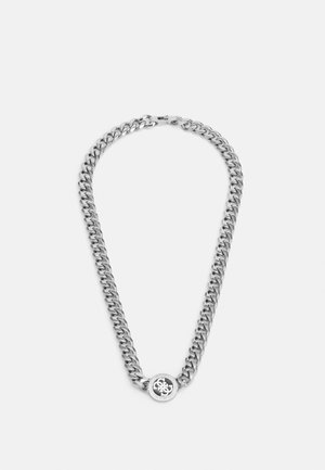 Guess ICON UNISEX - Collier - silver-coloured/black