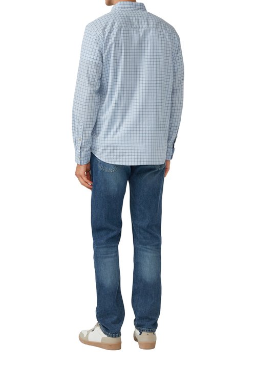 S.Oliver REGULAR FIT AUS MIT BUTTON-DOWN-KRAGEN - Camisa - Navy