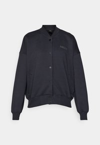 ICON VARSITY - Užtrauktuku užsegamas treningas - black
