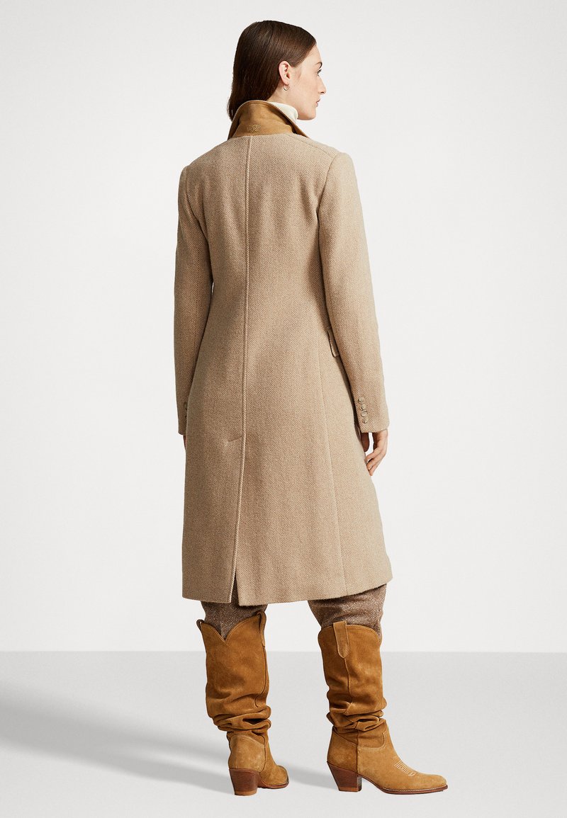 Polo Ralph Lauren HERRINGBONE COAT - Klassischer Mantel - taupe  