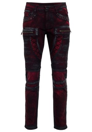 Jeans Slim Fit - burgundy