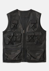 MULTI POCKET UTILITY VEST - Weste - vintage black