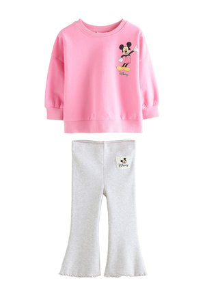 Next DISNEY MICKEY MOUSE AND FRIENDS LONG SLEEVE SET - Stoffhose - pink