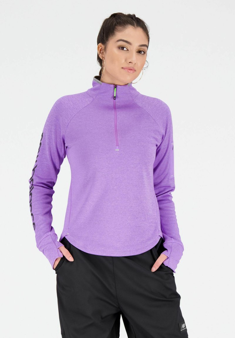New Balance Longsleeve paars New Balance Longsleeve paars