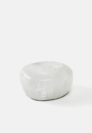 CRYSTAL QUARTZ CANDLE HOLDER - Bougeoir - white