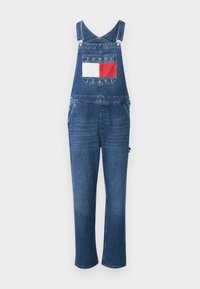 RYAN REGULAR FIT DUNGAREE - Kantáros farmerek - denim medium