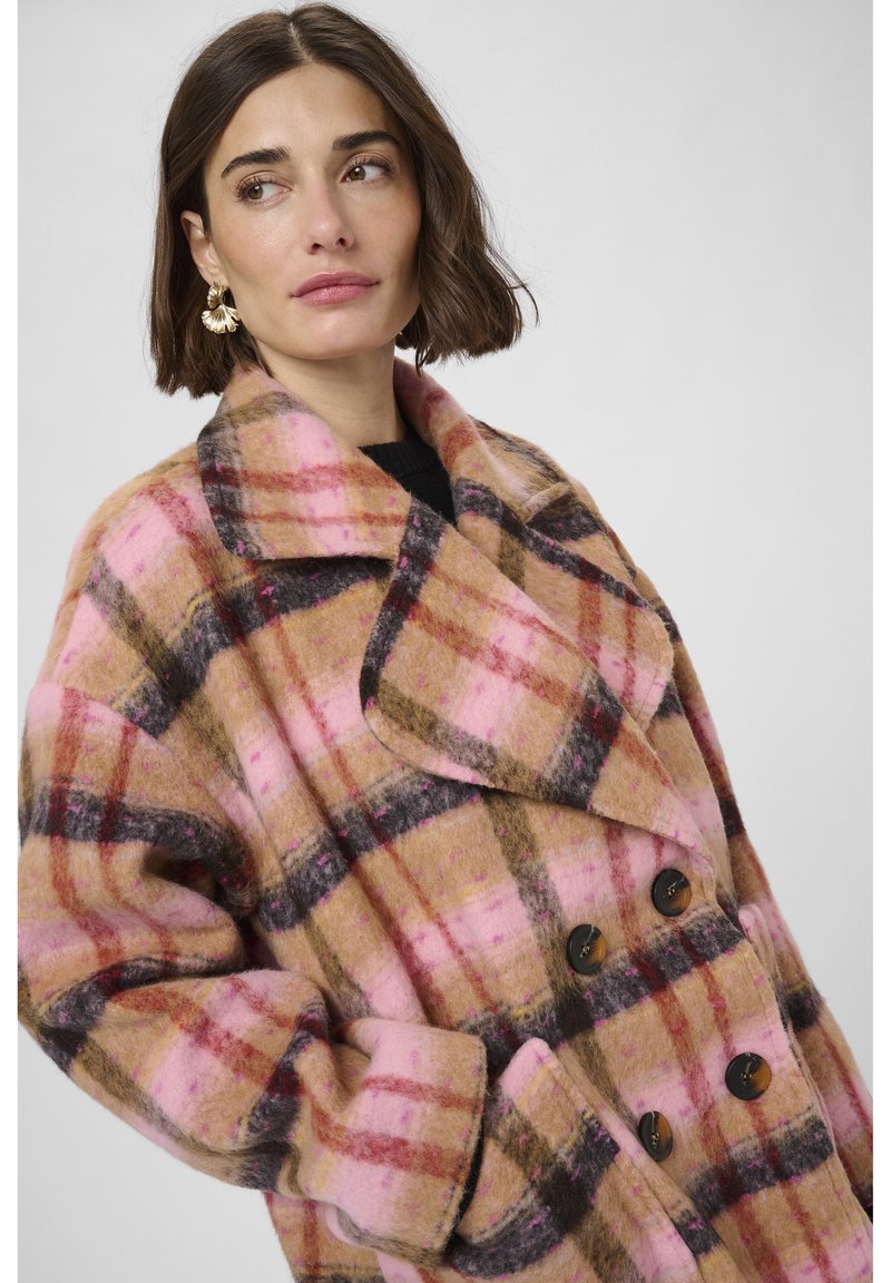 Cappotto Corto Donna YMING Con Collo A Rever - Giacca Moto In Misto Cotone Per Primavera/Autunno, Stile Vintage Sottile