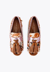 Kurt Geiger London TASSEL FRINGE - Scarpe senza lacci - tan comb