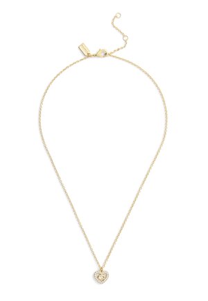 SIGNATURE C PAVÉ HEART - Necklace - open white