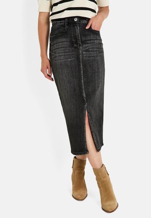 LONGUE - Jupe crayon - dark grey
