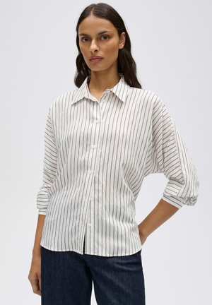 OPUS, RELAXED FIT STRIPED LOOK - Hemdbluse - milk