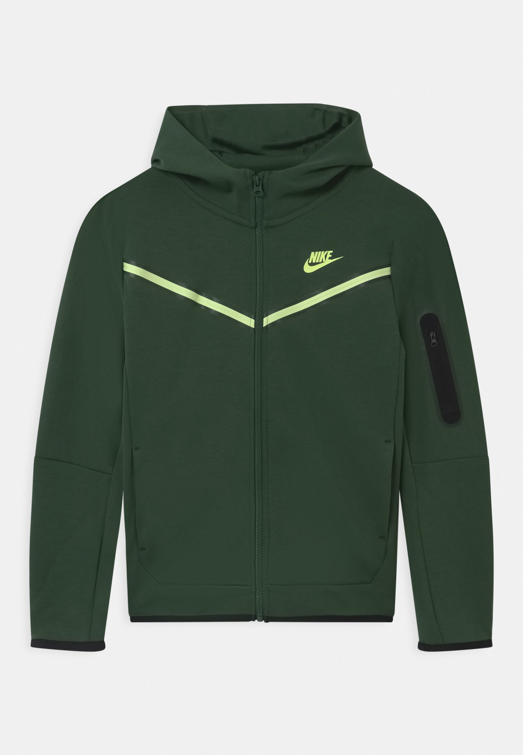 Nike Tech Fleece FullZip Hoodie Galactic Green/Light Liquid Lime US