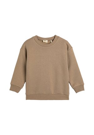 BASIC LONG SLEEVE CREW NECK SOFT INTERIOR - Sudadera - brown