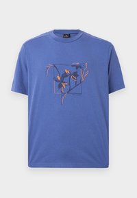 FRECSIA SQUARE - Marškinėliai su spaudiniu - blue