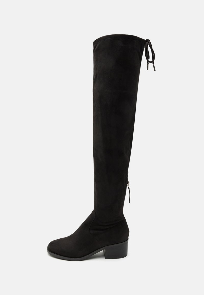Steve Madden Overknee laarzen - black