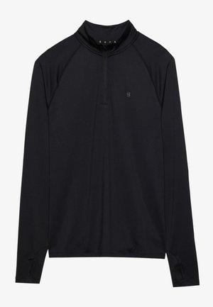 Pier One Sport Majica z dolgimi rokavi - black