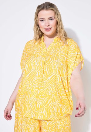 WAVE CAP SLEEVE - T-shirt con stampa - light mango