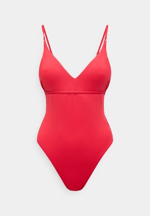 Seafolly, COLLECTIVE V NECK ONE PIECE - Maillot de bain - cosmo red