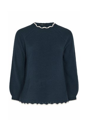 Yours Clothing, PLUS SIZE JUMPERS - Maglione - navy