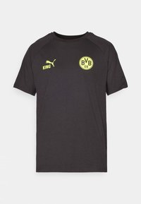 BVB KING TEE - T-shirts print - black/yellow alert
