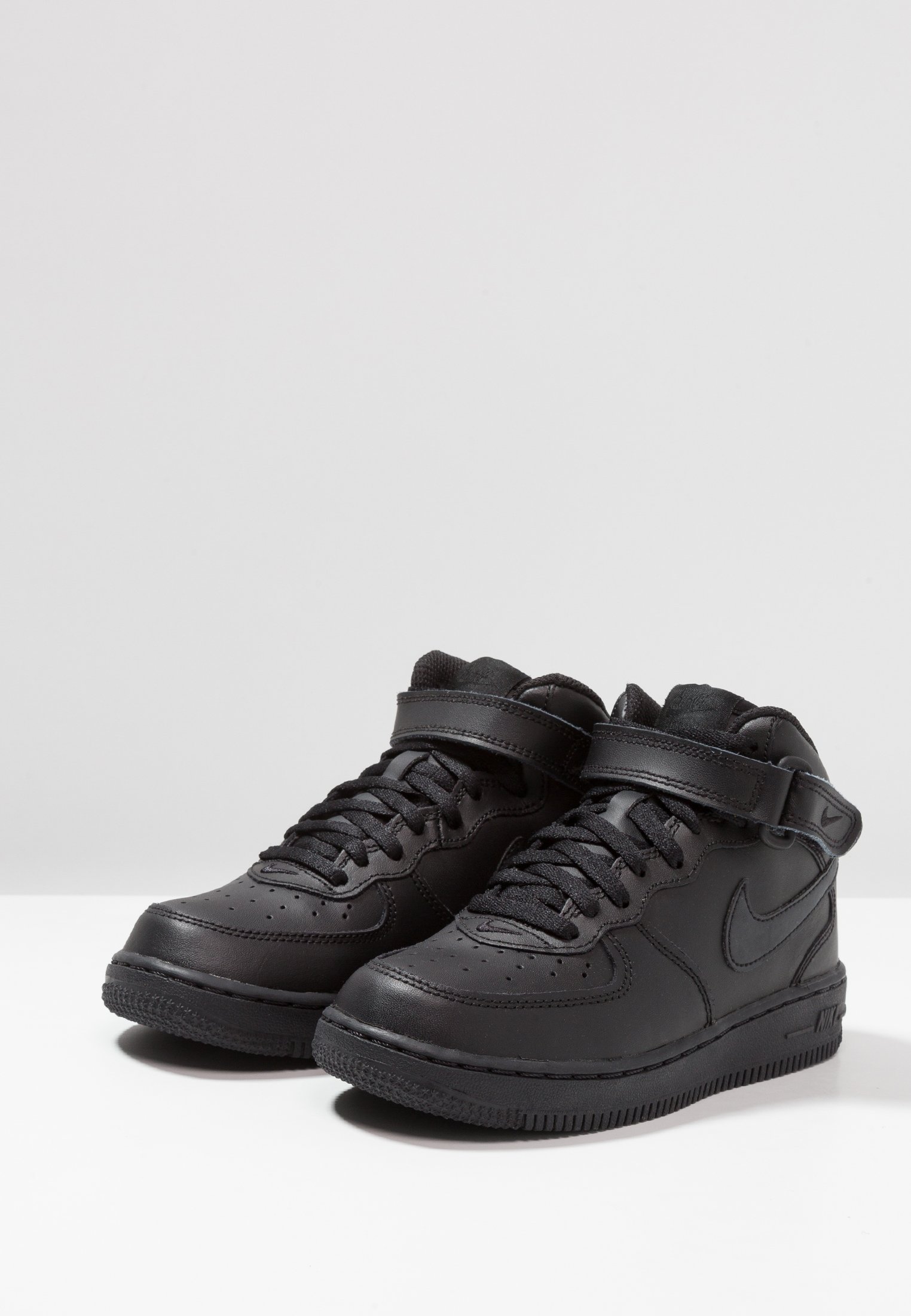 Nike Sportswear AIR FORCE 1 MID - Sneakers hoog - black/Zwart ... Nike Sportswear AIR FORCE 1 MID - Sneakers hoog - black/Zwart ...