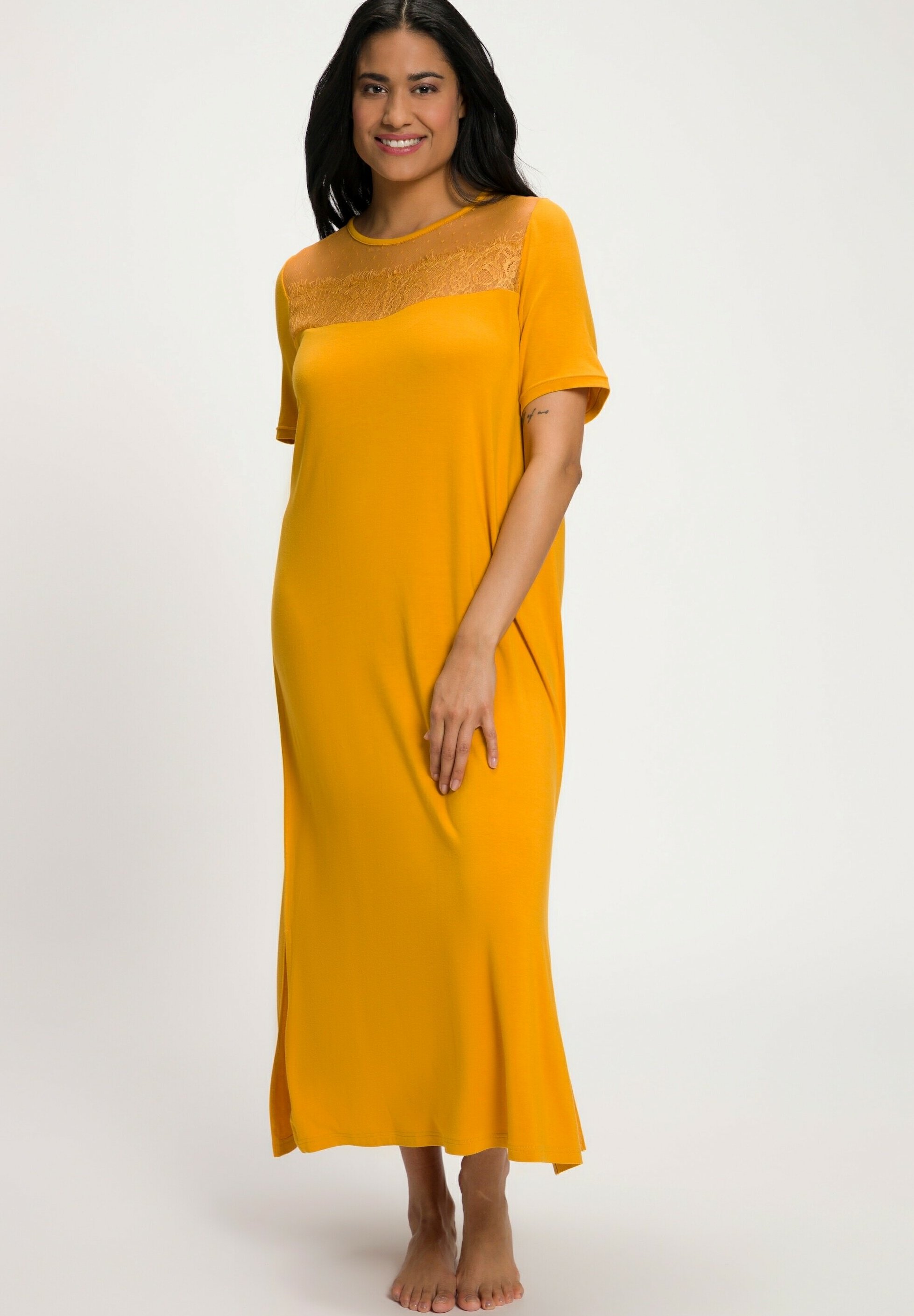 Ulla Popken 8-1-P-6 - Negligé - curry/geel - Zalando.nl