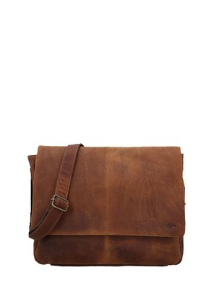 Gusti Leder REIGN - Olkalaukku - braun