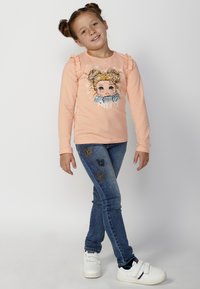 Koroshi Top s dlhým rukávom - salmon