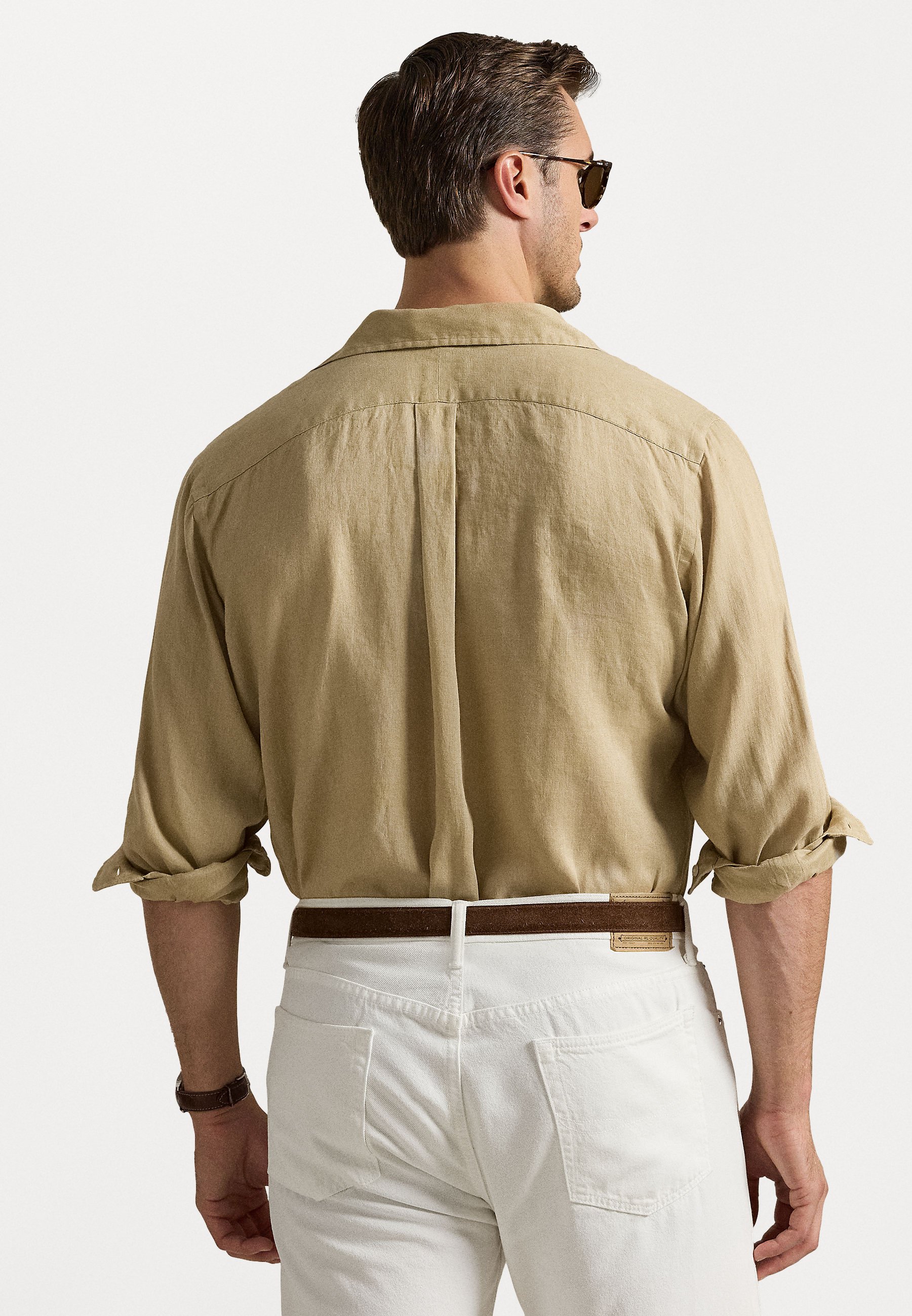 Polo Ralph Lauren Big & Tall LINEN SHIRT - Shirt - coastal beige
