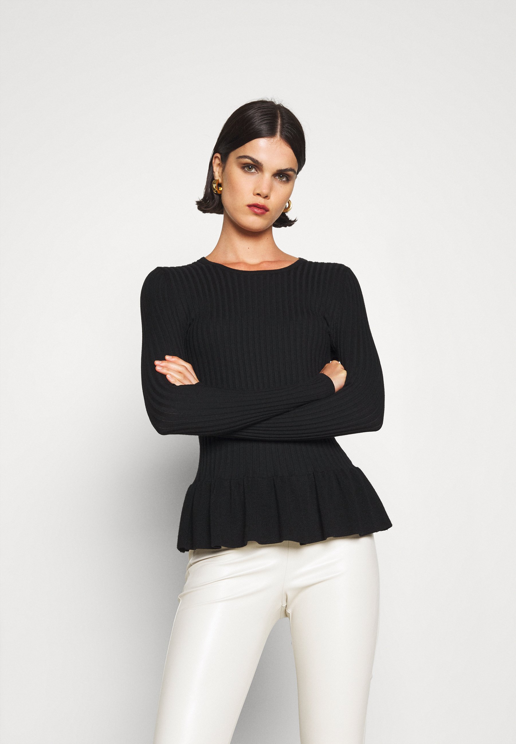 Steffen Schraut FASHION PEPLUME - Maglione - black/nero - Zalando.it