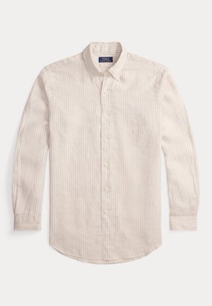 Polo Ralph Lauren, LINEN LONG SLEEVE SPORT - Ing - coastal beige white