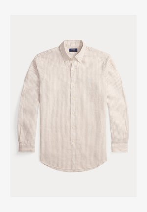 Polo Ralph Lauren, LINEN LONG SLEEVE SPORT - Ing - coastal beige white