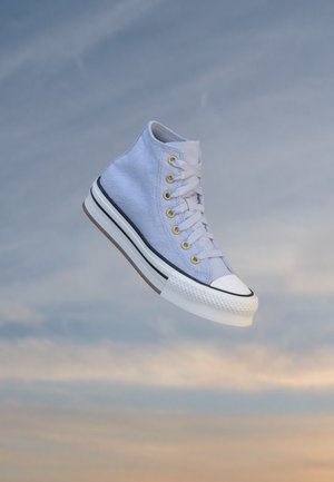 Converse, CHUCK TAYLOR ALL STAR LIFT PLATFORM LACE UNISEX - Vysoké tenisky - almost lavender/gold-coloured