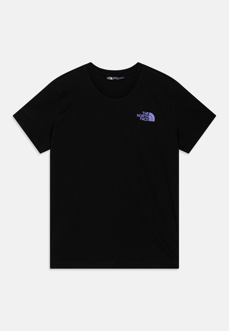 The North Face - RELAXED GRAPHIC TEE UNISEX - Print T-shirt - black/optic violet, Enlarge