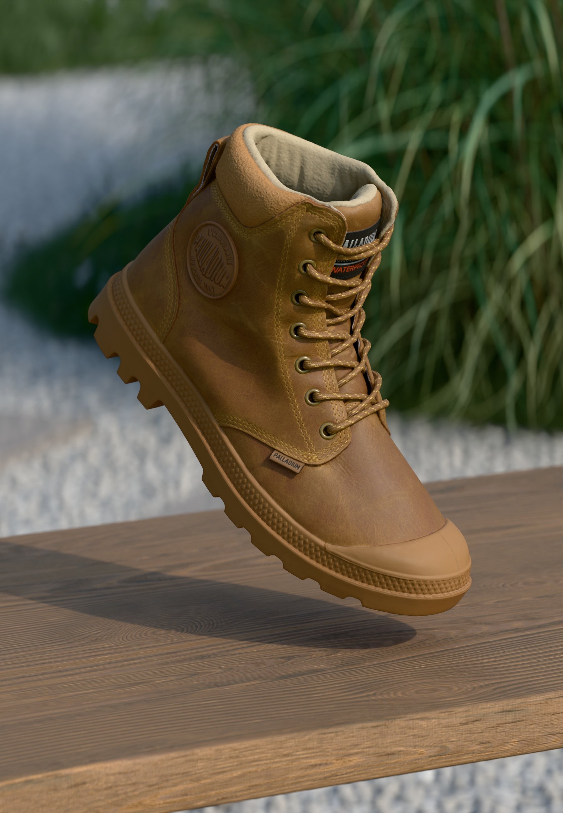 Palladium PAMPA WP+ Bottes de neige mahogany/marron