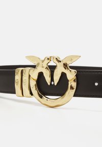 Pinko LOVE BERRY BELT - Klassiske belter - nero/light gold-coloured