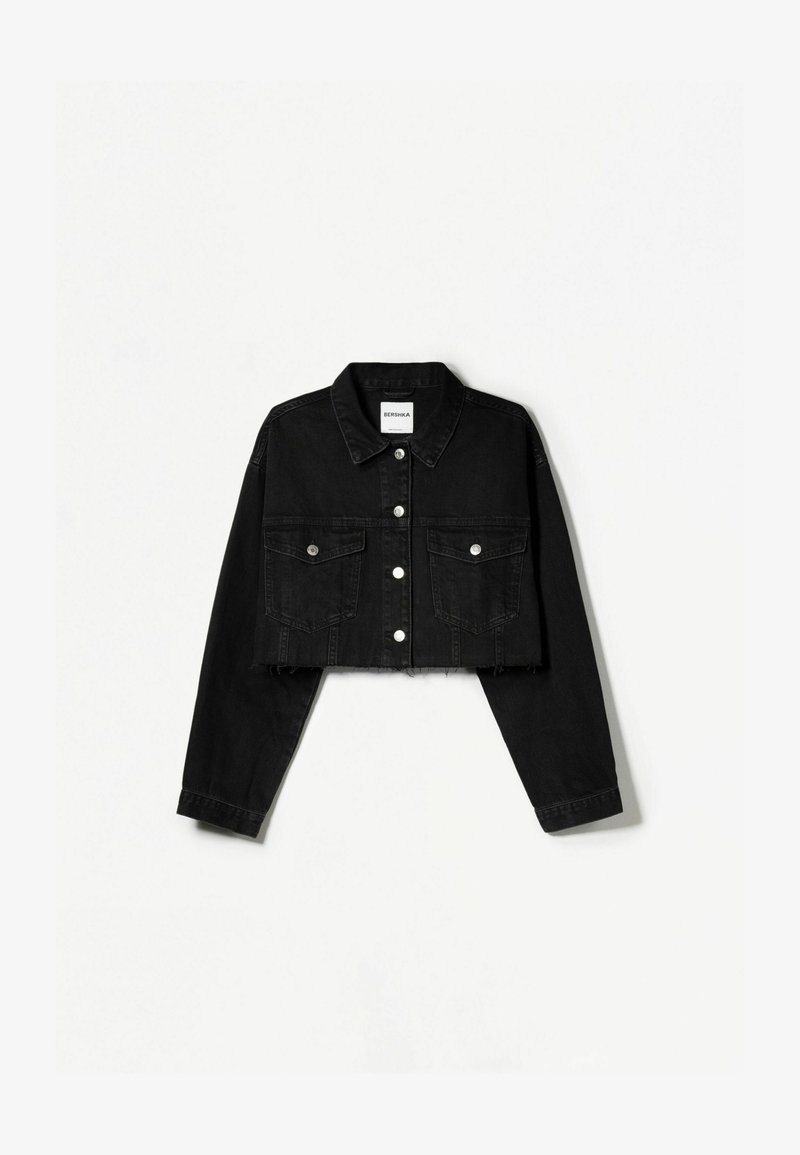 Frange Zara Giubbotto Di Jeans Nero Zara Zara Giacca Jeans Frange