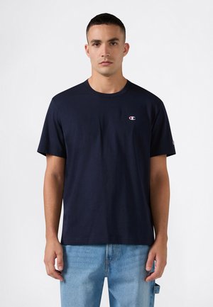 Champion, CHAMPION CREWNECK T-SHIRT CHAMPION MODERN HERITAGE - T-Shirt basic - dark blue