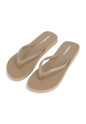 PROFILE SMALL LOGO - T-bar sandals - pure cashmere