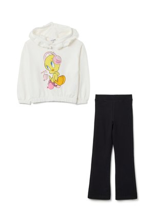 SET REGULAR FIT - Chándal - black/white