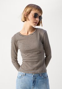 Lindex BELLA - Top s dlouhým rukávem - beige