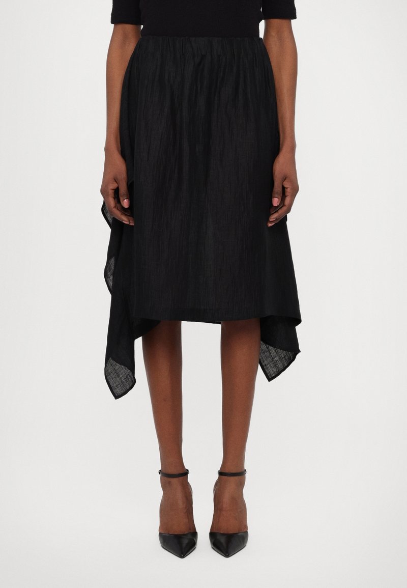 Henrik Vibskov UNCUT SKIRT - Jupe trapèze - black